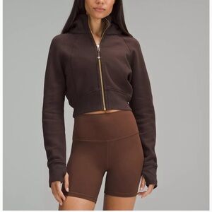 Lululemon Scuba Full Zipped Cropped Hoodie
